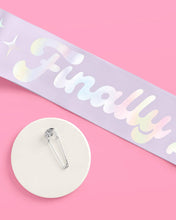 Load image into Gallery viewer, 21st Birthday Party Sash, Finally Legal, Party Accessory